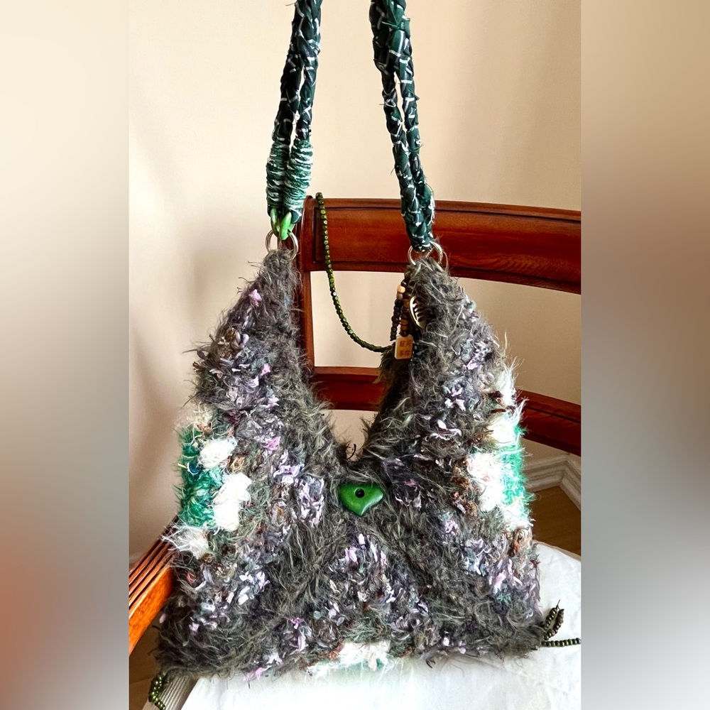 Handcrafted Multicolor Boho Bag - Picture 7 of 16